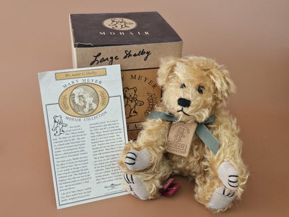 M’s BEARS モールベア　BOX入り　アンティーク Vtg Vintage Artist Bear Mary Meyer Mohair Collection 