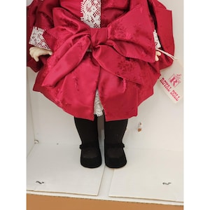 Royal Masterpiece Miss Elsa 18" Fashion Display Lady Doll Red Gown R83‑1715 NOS image 4