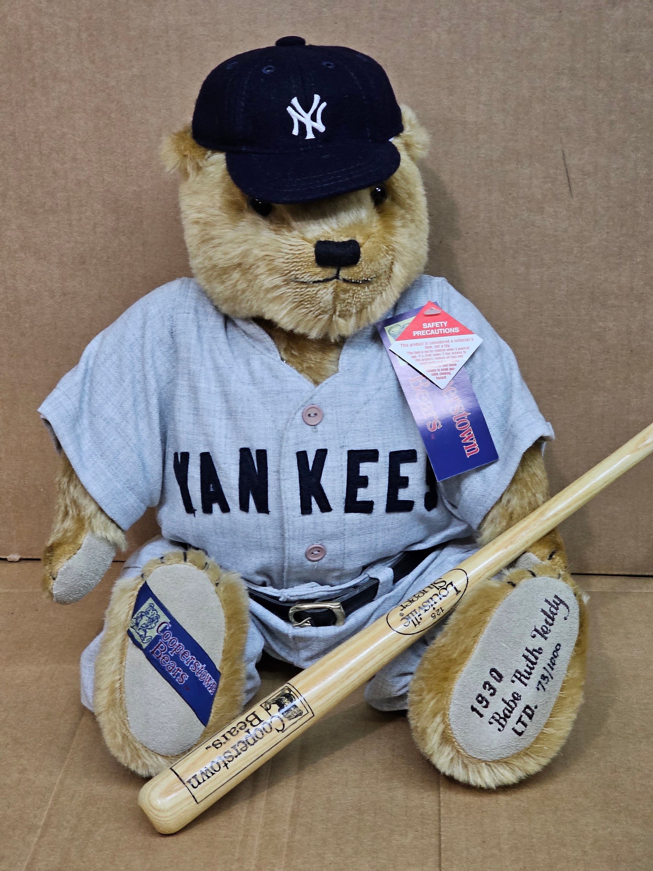 Cooperstown 1930 Babe Ruth New York Yankees Baseball MLB Teddy