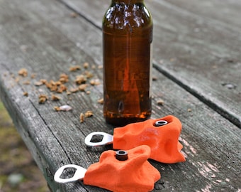 Rock climbing bottle opener, magnetic bottle opener, rock climbing gift, rock climbing hold,