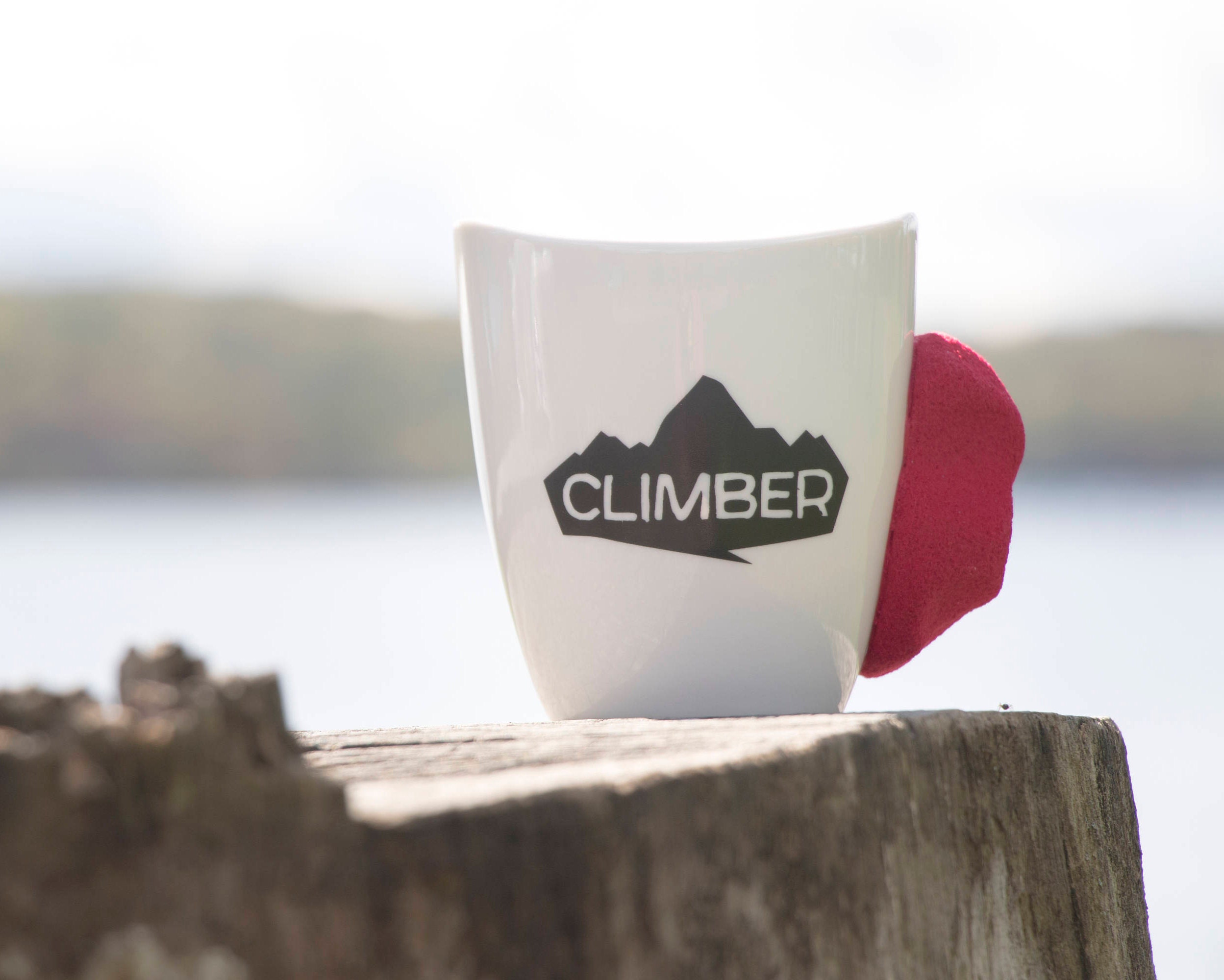 Rock Climbing mug with logo climber gift mug outdoors lover Etsy