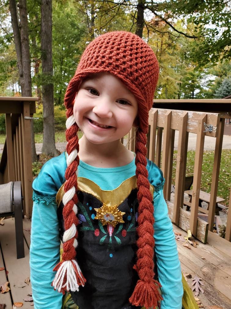 ♡♡❉❉Elsa＆Anna❉❉♡♡オーダーウィッグ アナと雪の女王 アナ Anna コスプレ ウィッグ かつら WIG 高温