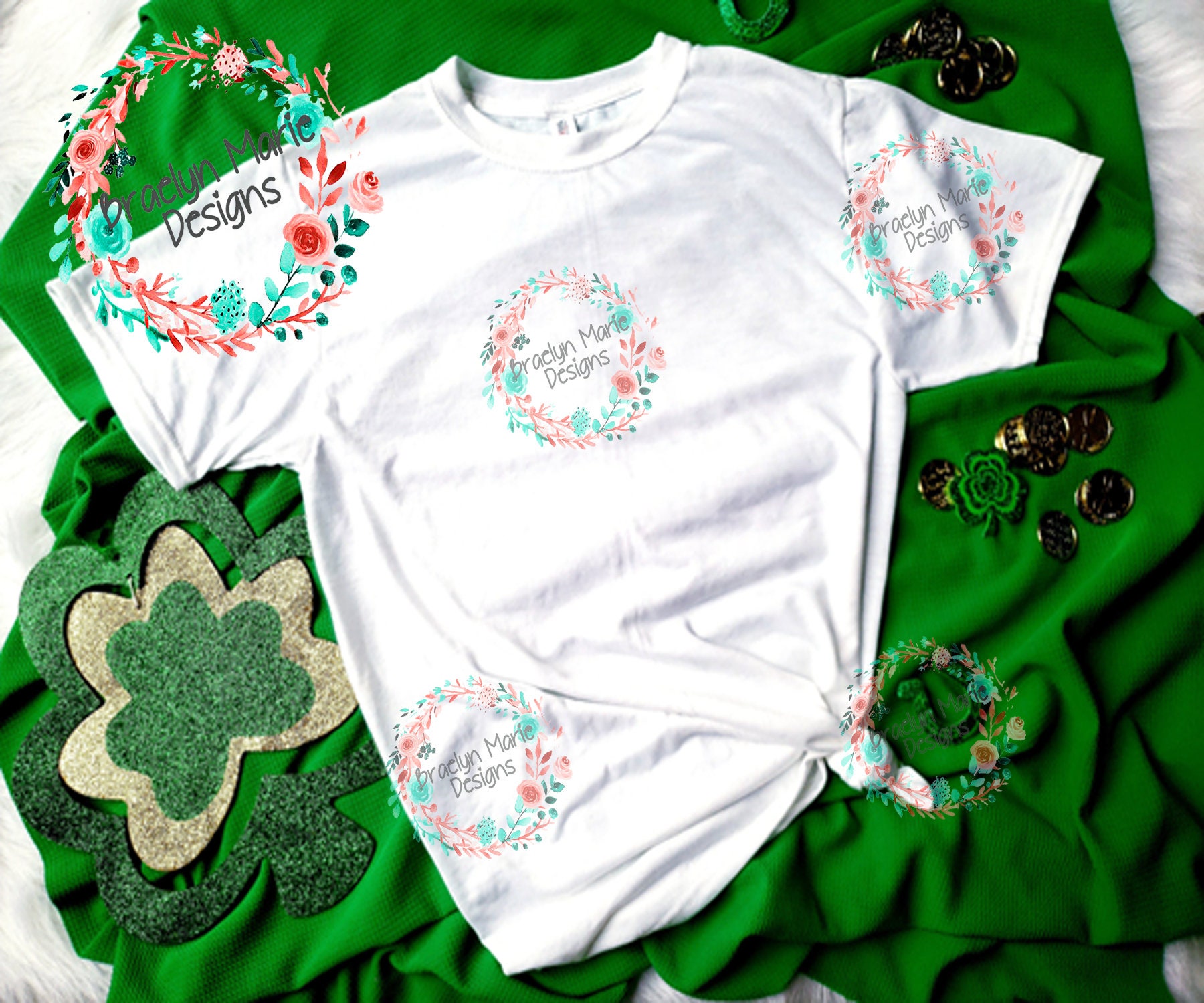 Download ST. PATRICKS DAY white tshirt mock-up Png | Etsy