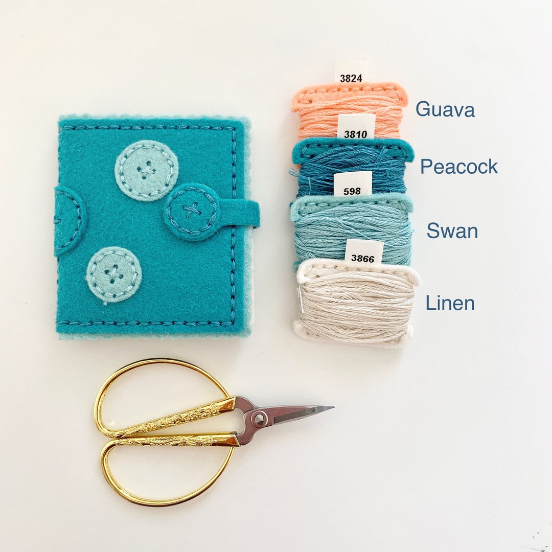 Wool Felt Needle Book, Little Needle Case, Needle Holder, Needle