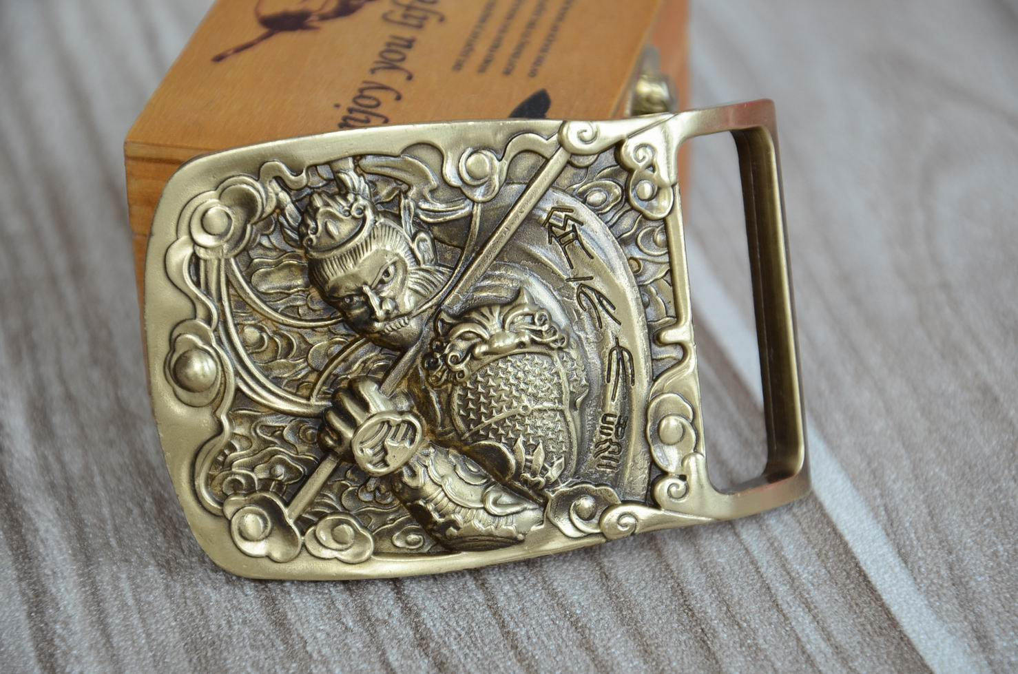 monkey belt buckle