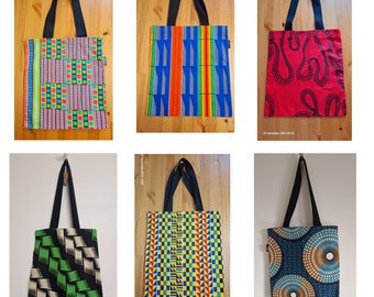 Tote Bag - African Print bag Various Prints