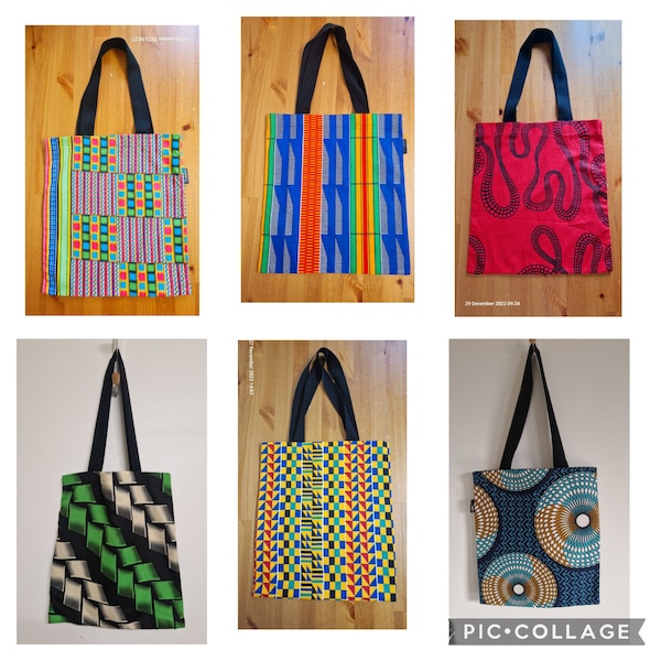 Tote Bag - African Print bag Various Prints
