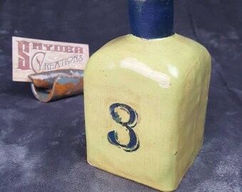Green #3 Apothecary Bottle