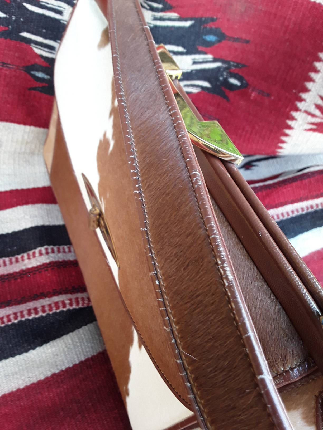 Vintage Artmex Cowhide Leather Purse
