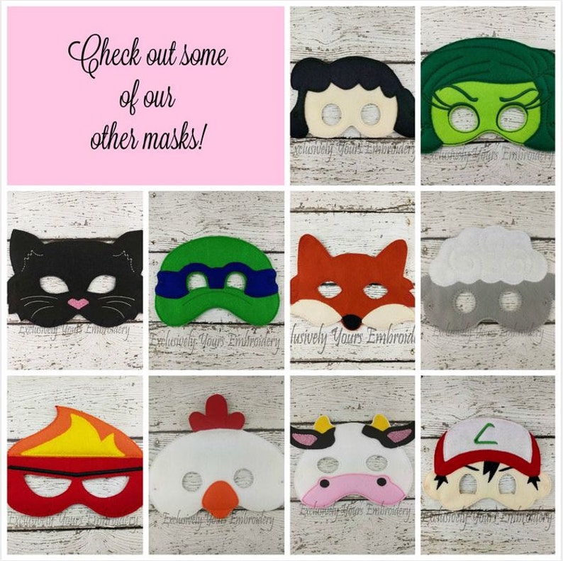 Bear Children's Mask Costume Theater Dress Up Etsy