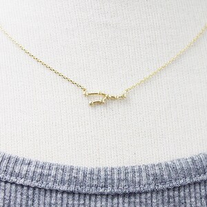 Taurus Necklace Zodiac Necklace Taurus Zodiac necklace Constellation Jewelry Gift for Friends image 3