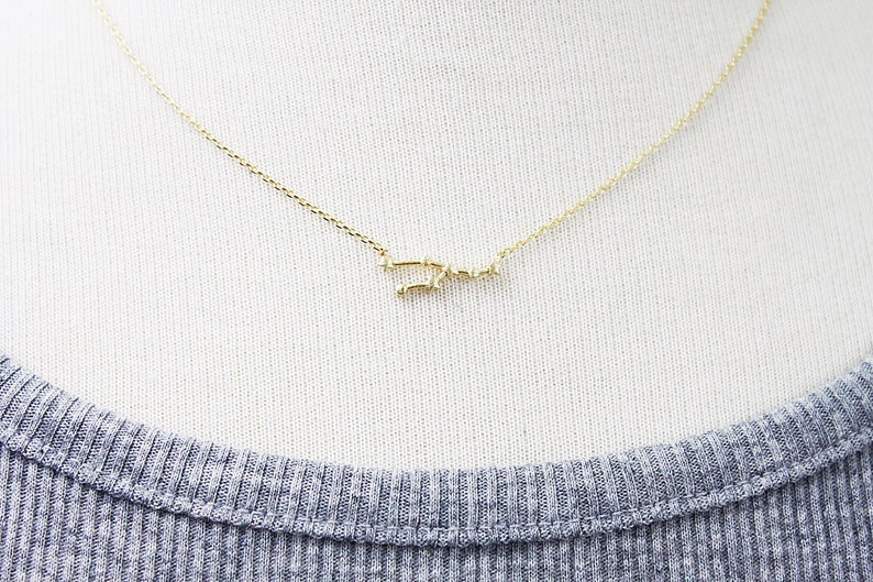 Taurus Necklace Zodiac Necklace Taurus Zodiac necklace Constellation Jewelry Gift for Friends image 3