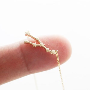 Taurus Necklace Zodiac Necklace Taurus Zodiac necklace Constellation Jewelry Gift for Friends image 2