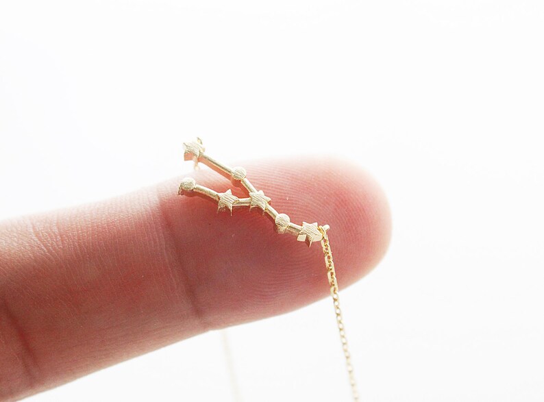 Taurus Necklace Zodiac Necklace Taurus Zodiac necklace Constellation Jewelry Gift for Friends image 2