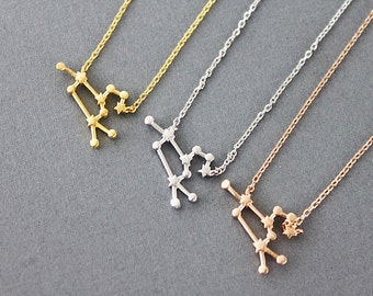 Leo Necklace Leo Constellation Necklace Zodiac Sign Necklace Birthday Gift Zodiac Necklace