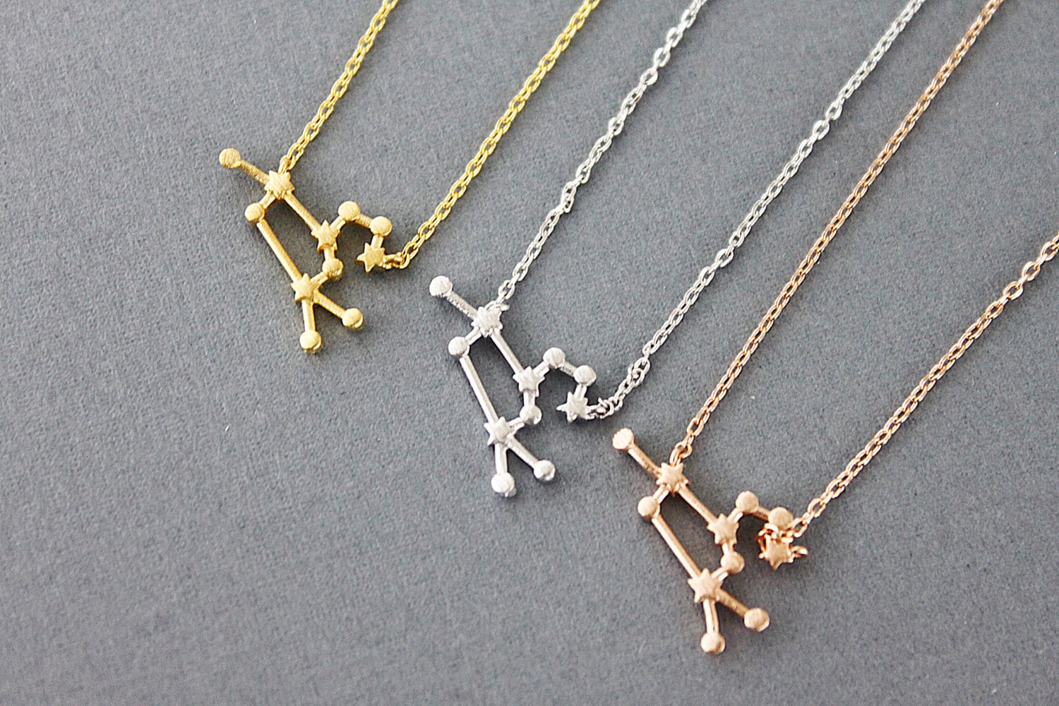 Leo Diamond Constellation Necklace main image 1