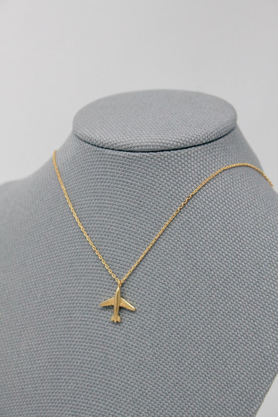 Airplane Man Necklace 14K Solid Gold, Gift for Pilot, Boeing Airbus Gold  Pendant, Gold Pilot Necklace for Men, Gold Men Jewelry - Etsy