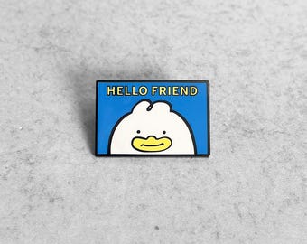 HELLO CARD Lapel Pin