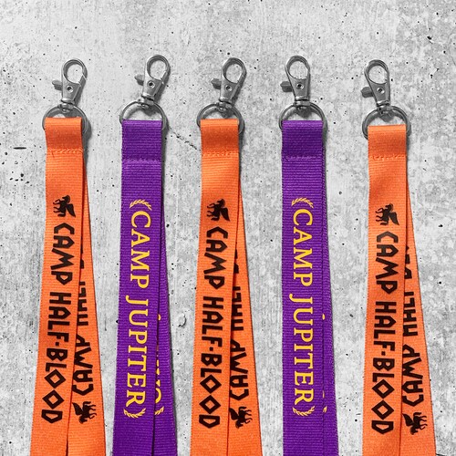 GEEKY FANDOM LANYARDS!  Camp Half-Blood or Camp Jupiter - whose side are you on??