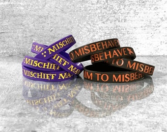 FULL OF MISCHIEF Silicone Bracelets