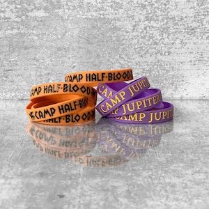 Camp Half-Blood / Camp Jupiter Silicone Bracelets