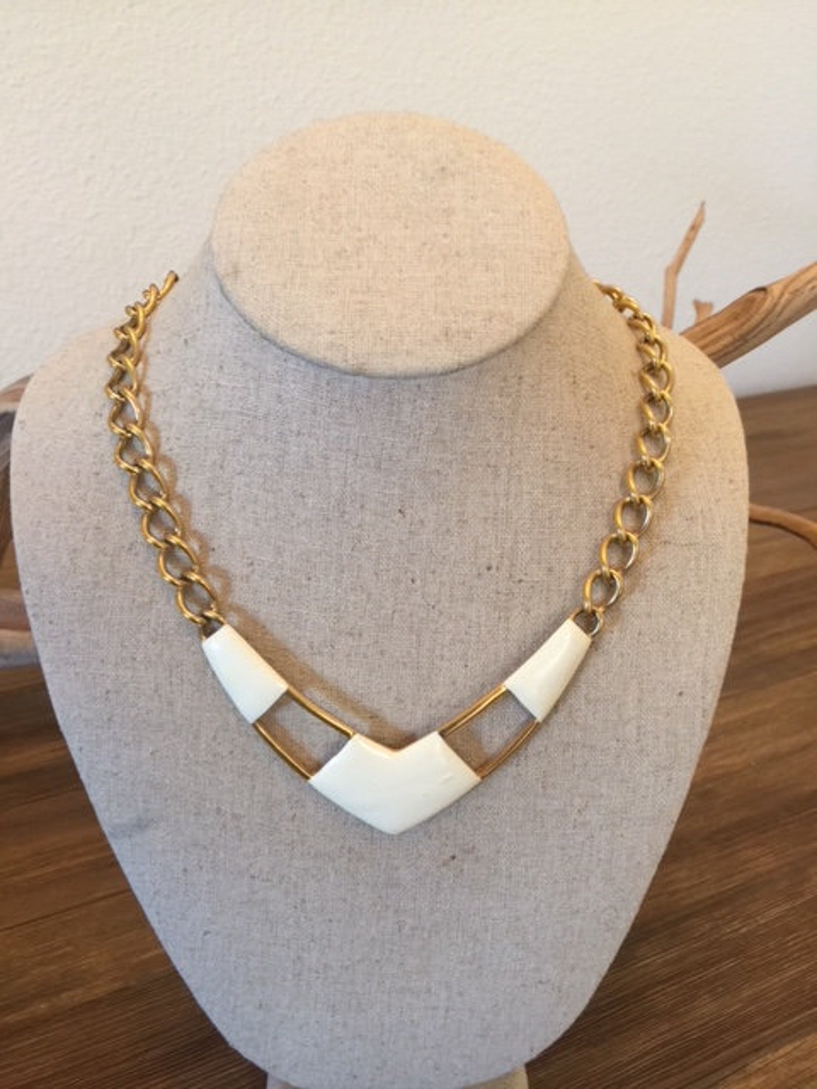 Enamel Necklace Etsy