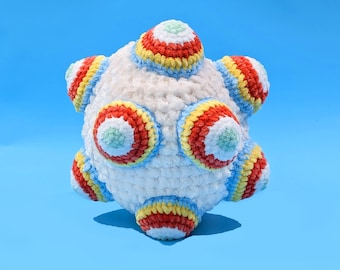 Katamari Damcy Ball Häkelanleitung - PDF Plüsch-Anleitung