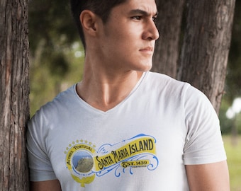 Santa Maria Island V-Neck (Unisex)