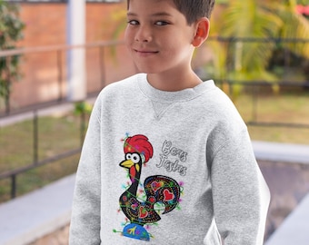 Boas Festas Rooster Sweatshirt (Kids)