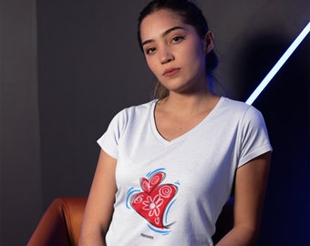 Heart of Viana V-Neck Tee (Womens)