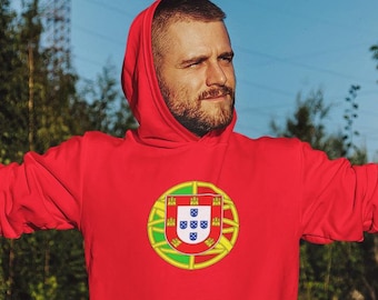 Portugal Flag Hoodie (Unisex)