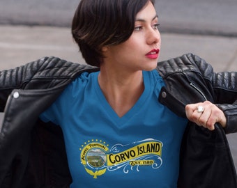 Corvo Island V-Neck (Unisex)