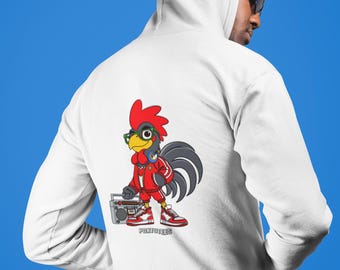 Hip-Hop Portuguese Rooster Hoodie (Unisex)