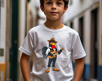 Fado Rooster Music Tee
