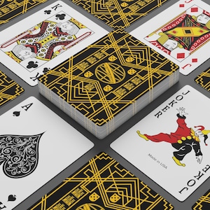 Cartas de póquer Art Déco de Portugal