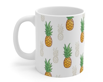 Pineapple Ceramic Mug 11oz