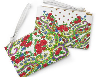 Viana de Castelo Clutch Bag - White