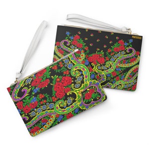 Viana de Castelo Clutch Bag - Black