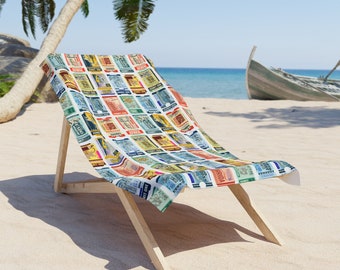 Portugal Travel Tickets Beach Towel