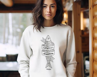 Fish Happens Crewneck Sweatshirt