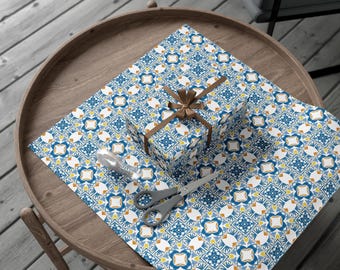 Portuguese Azulejos Gift Wrapping Paper
