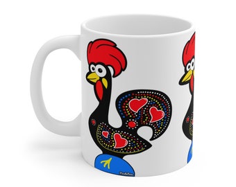 Barcelos Rooster Ceramic Mug 11oz