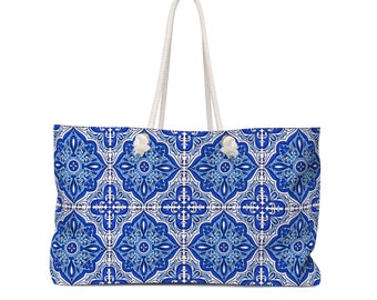 Azulejo Weekender Beach Bag