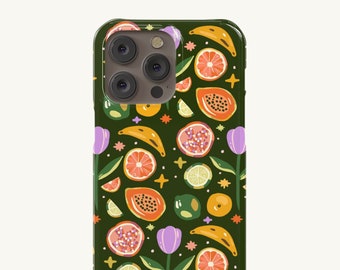 Fresh Fruit & Flowers iPhone Case (15, 15 Plus, 15 Pro, Pro Max, 14, 14 Pro, 14 Plus, 14 Pro Max)