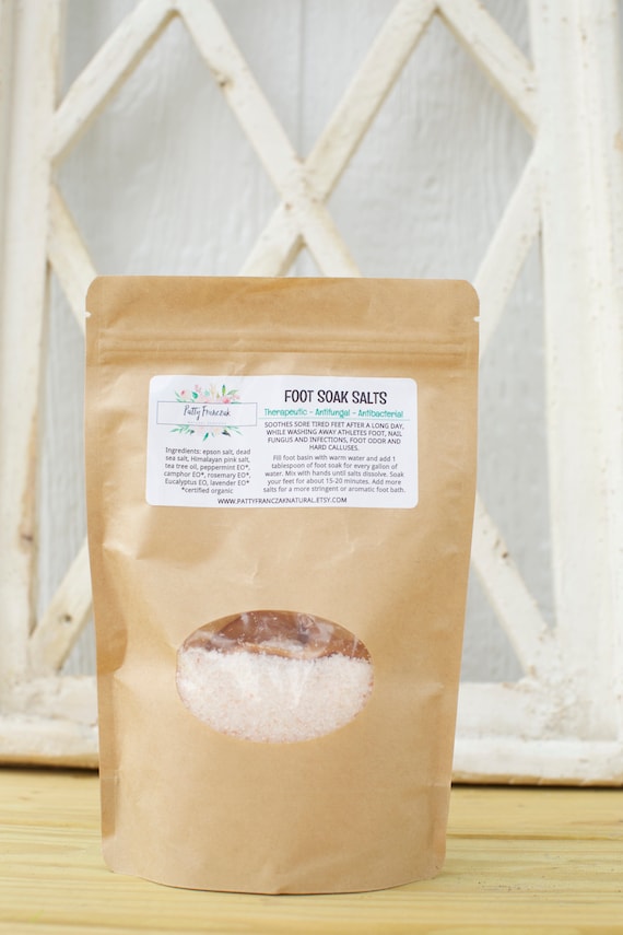 Foot Soak Therapeutic Antifungal and Antibacterial Etsy