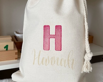 Personalized gradient cotton bag