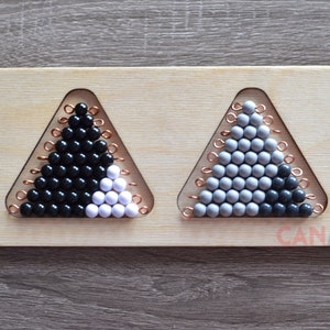 Montessori addition and subtraction bead bars | Montessori math materials | Montessori toys | preschool |  learning toy | homeschool