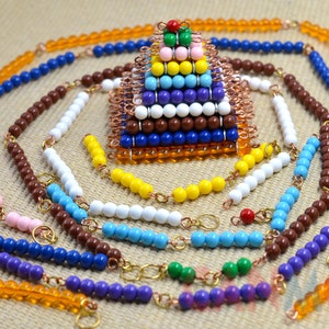 Montessori short bead chains -  México