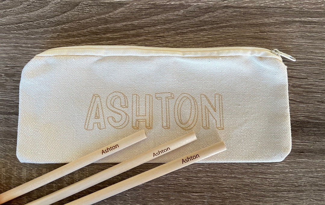 Personalized Wooden Pencils / All Natural Wooden Pencils / Kids Gift / Back to School Gift Etsy