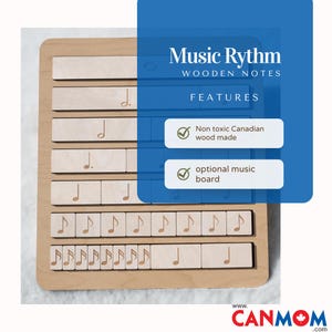 Notas Musicais Montessori: Brinquedo de Madeira para Aprendizagem de Piano Suzuki
